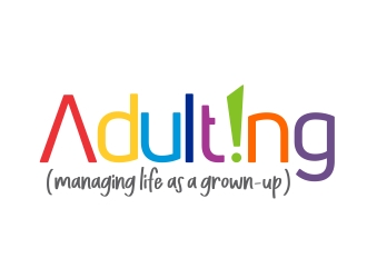 Adulting logo design by cikiyunn
