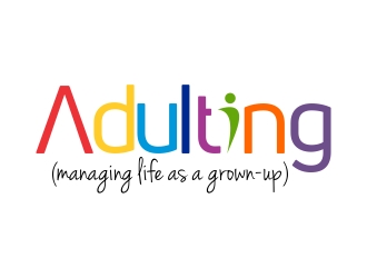 Adulting logo design by cikiyunn