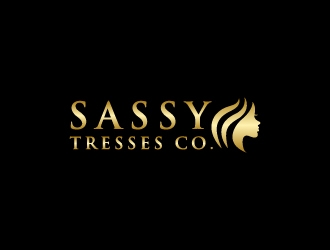 Sassy Tresses Co. logo design by wongndeso