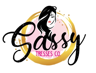 Sassy Tresses Co. logo design by AamirKhan