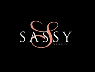 Sassy Tresses Co. logo design by gilkkj
