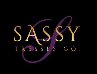 Sassy Tresses Co. logo design by akilis13