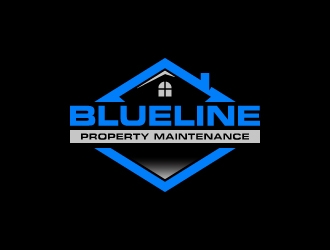 Blueline Property Maintenance  logo design by wongndeso