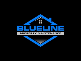 Blueline Property Maintenance  logo design by wongndeso