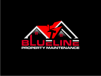 Blueline Property Maintenance  logo design by BintangDesign