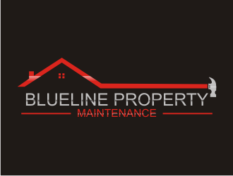 Blueline Property Maintenance  logo design by Franky.