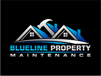 Blueline Property Maintenance  logo design by cintoko