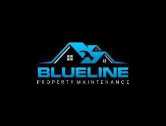 Blueline Property Maintenance  logo design by CreativeKiller