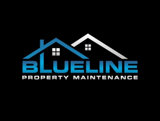 Blueline Property Maintenance  logo design by labo