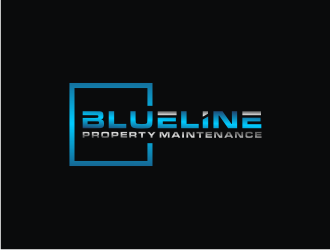 Blueline Property Maintenance  logo design by bricton