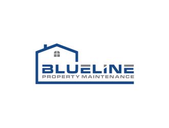 Blueline Property Maintenance  logo design by bricton