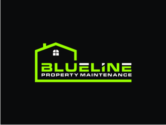 Blueline Property Maintenance  logo design by bricton