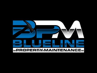 Blueline Property Maintenance  logo design by daywalker