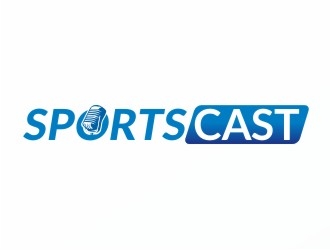 SportsCast logo design by Ulid