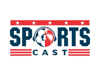 SportsCast logo design by cikiyunn