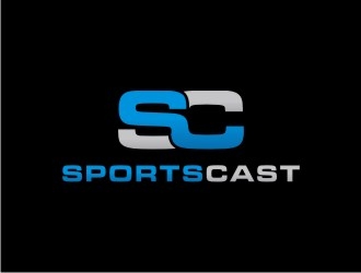 SportsCast logo design by sabyan