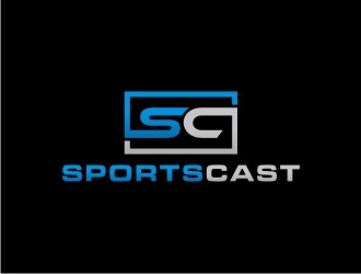 SportsCast logo design by sabyan