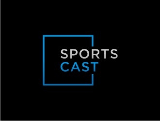 SportsCast logo design by sabyan