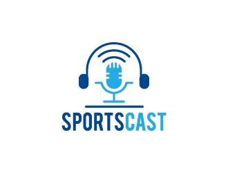 SportsCast logo design by wongndeso