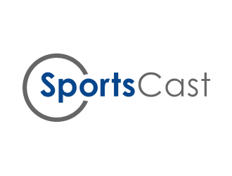 SportsCast logo design by puthreeone