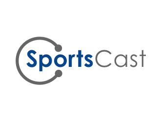 SportsCast logo design by puthreeone
