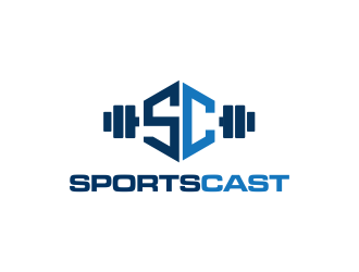 SportsCast logo design by scolessi
