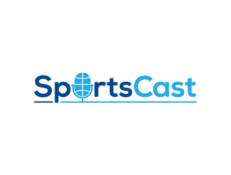 SportsCast logo design by IrvanB
