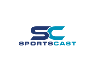 SportsCast logo design by bricton