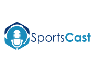 SportsCast logo design by bosbejo