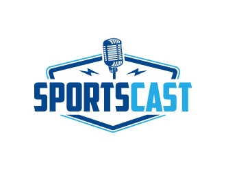 SportsCast logo design by daywalker