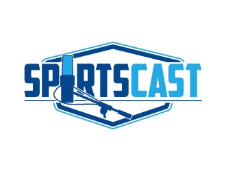 SportsCast logo design by daywalker
