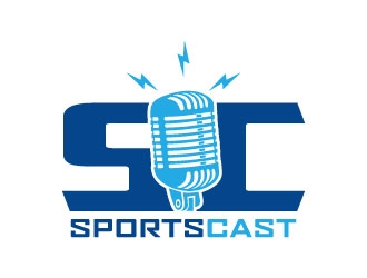 SportsCast logo design by daywalker