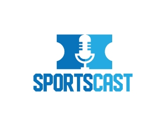 SportsCast logo design by moomoo