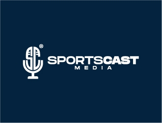 SportsCast logo design by GETT