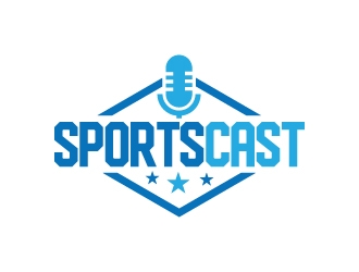 SportsCast logo design by moomoo
