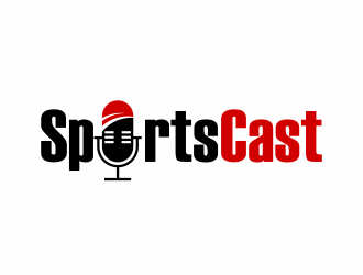 SportsCast logo design by ingepro