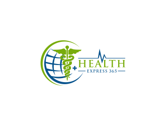 Health Express 365 logo design by haidar