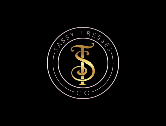 Sassy Tresses Co. logo design by yunda