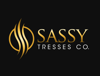 Sassy Tresses Co. logo design by kunejo