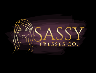 Sassy Tresses Co. logo design by done