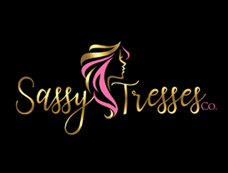 Sassy Tresses Co. logo design by ingepro
