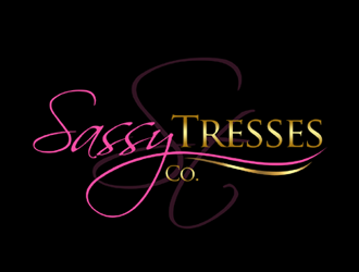 Sassy Tresses Co. logo design by ingepro