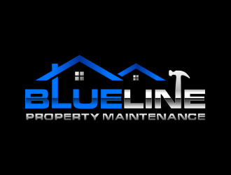 Blueline Property Maintenance  logo design by done