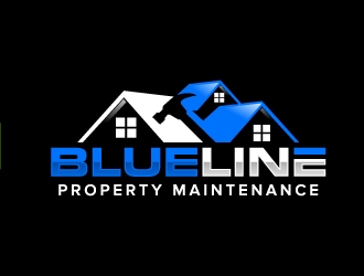 Blueline Property Maintenance  logo design by jaize