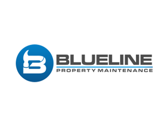 Blueline Property Maintenance  logo design by sheilavalencia