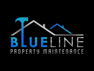 Blueline Property Maintenance  logo design by BeezlyDesigns