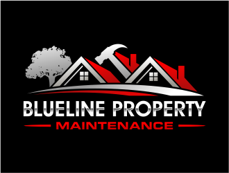 Blueline Property Maintenance  logo design by cintoko