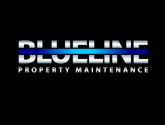 Blueline Property Maintenance  logo design by Marianne