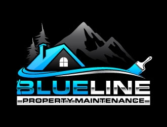 Blueline Property Maintenance  logo design by daywalker