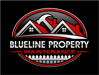 Blueline Property Maintenance  logo design by cintoko
